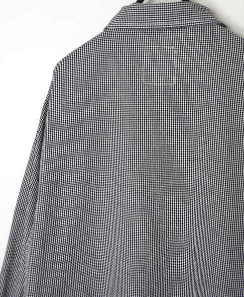 INAM2631C SEERSUCKER GINGHAM CHECK WASH AUTHENTIC WORK JACKET