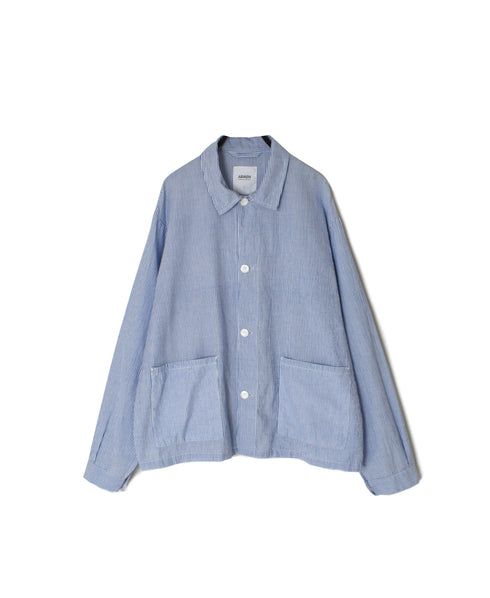 INAM2631S SEERSUCKER STRIPE WASH AUTHENTIC WORK JACKET