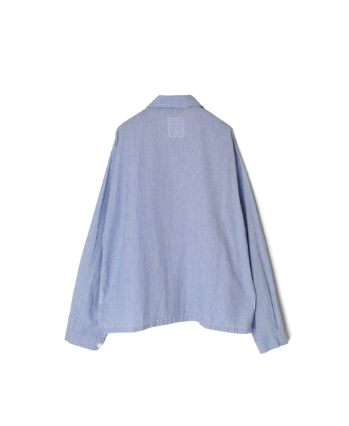INAM2631S SEERSUCKER STRIPE WASH AUTHENTIC WORK JACKET