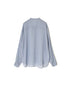 INAM2641GD 60s SINGLE GAUZE PLAIN OVERDYE UTILITY BANDED COLLAR SHIRT