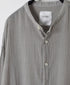 INAM2641GD 60s SINGLE GAUZE PLAIN OVERDYE UTILITY BANDED COLLAR SHIRT