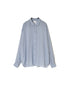 INAM2642GD 60s SINGLE GAUZE PLAIN OVERDYE UTILITY REGULAR COLLAR SHIRT