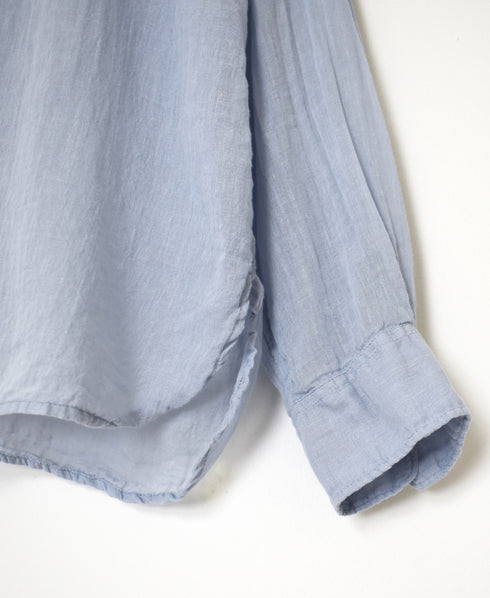 INAM2642GD 60s SINGLE GAUZE PLAIN OVERDYE UTILITY REGULAR COLLAR SHIRT