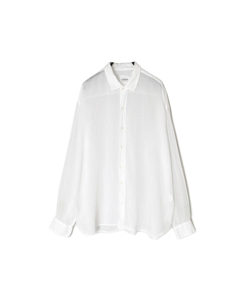 INAM2642GD 60s SINGLE GAUZE PLAIN OVERDYE UTILITY REGULAR COLLAR SHIRT