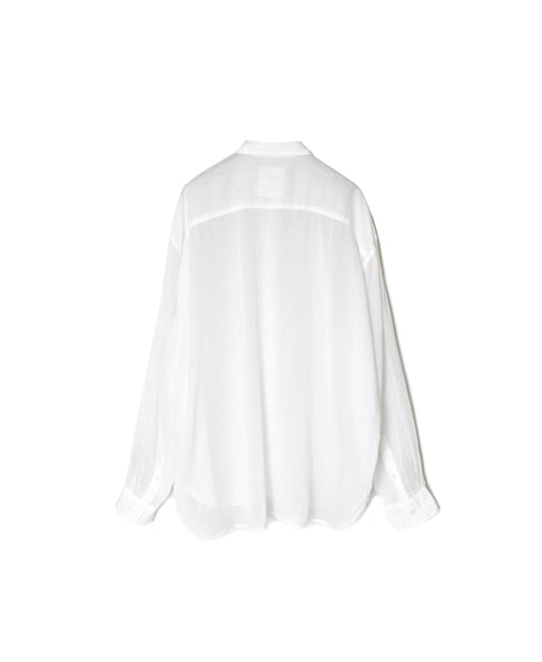 INAM2642GD 60s SINGLE GAUZE PLAIN OVERDYE UTILITY REGULAR COLLAR SHIRT