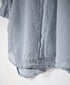 INAM2643GD 60s SINGLE GAUZE PLAIN OVERDYE UTILITY BANDED COLLAR LONG SHIRT