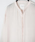 INAM2643GD 60s SINGLE GAUZE PLAIN OVERDYE UTILITY BANDED COLLAR LONG SHIRT