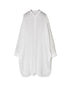 INAM2643GD 60s SINGLE GAUZE PLAIN OVERDYE UTILITY BANDED COLLAR LONG SHIRT