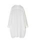 INAM2643GD 60s SINGLE GAUZE PLAIN OVERDYE UTILITY BANDED COLLAR LONG SHIRT