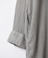 INAM2643GD 60s SINGLE GAUZE PLAIN OVERDYE UTILITY BANDED COLLAR LONG SHIRT