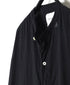 INAM2643GD 60s SINGLE GAUZE PLAIN OVERDYE UTILITY BANDED COLLAR LONG SHIRT