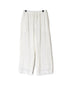 INAM2644GD 60s SINGLE GAUZE PLAIN OVERDYE GATHERED EASY PANTS WITH LINING