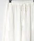 INAM2644GD 60s SINGLE GAUZE PLAIN OVERDYE GATHERED EASY PANTS WITH LINING