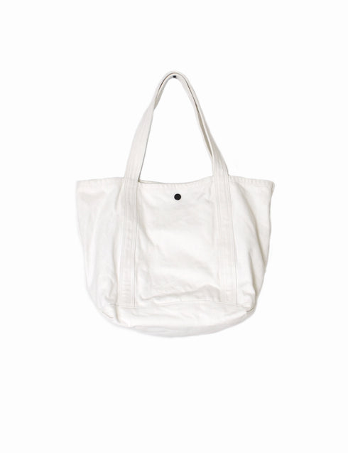 INAM2646D HEAVY CANVAS BAG OVERDYE MEDIUM TOTE BAG WITH TWO INSIDE POCKETS
