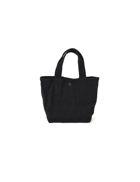 INAM2647D HEAVY CANVAS BAG OVERDYE MINI TOTE BAG WITH TWO INSIDE POCKETS