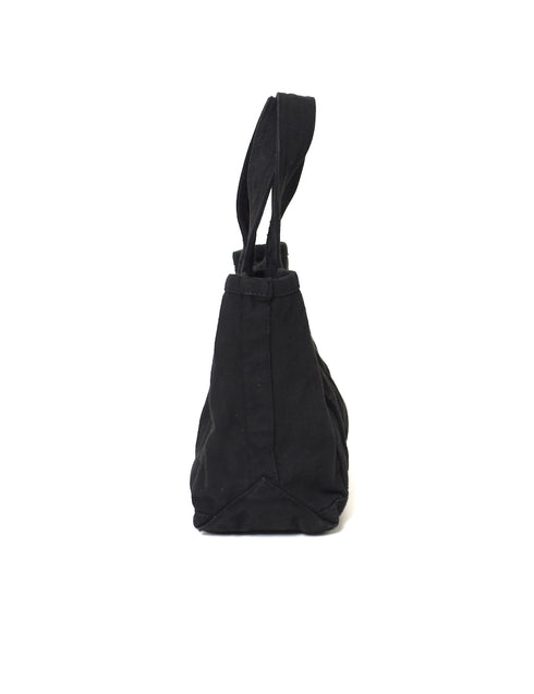 INAM2647D HEAVY CANVAS BAG OVERDYE MINI TOTE BAG WITH TWO INSIDE POCKETS