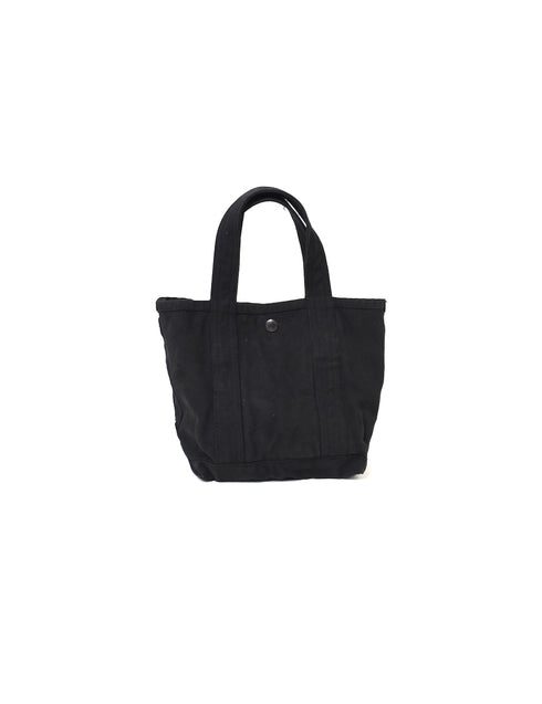 INAM2647D HEAVY CANVAS BAG OVERDYE MINI TOTE BAG WITH TWO INSIDE POCKETS
