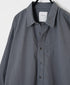 INAM2651PD 40s POPLIN OVERDYE UTILITY REGULAR COLLAR SHIRT