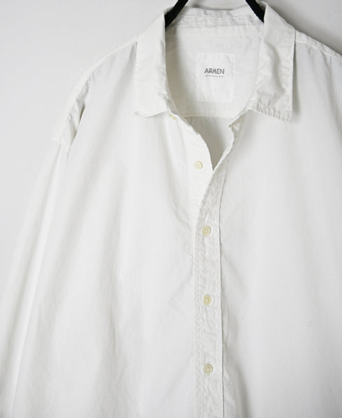 INAM2651PD 40s POPLIN OVERDYE UTILITY REGULAR COLLAR SHIRT