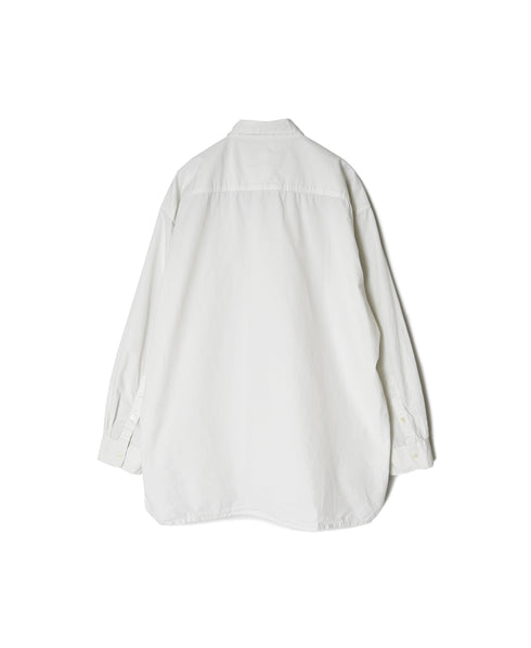 INAM2651PD 40s POPLIN OVERDYE UTILITY REGULAR COLLAR SHIRT