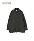 INAM2651PD 40s POPLIN OVERDYE UTILITY REGULAR COLLAR SHIRT