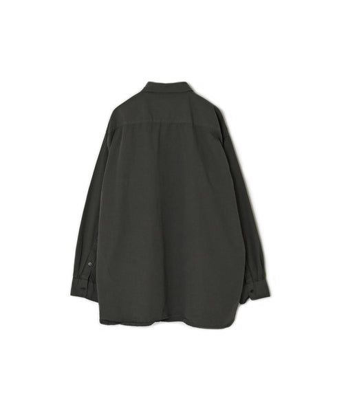 INAM2651PD 40s POPLIN OVERDYE UTILITY REGULAR COLLAR SHIRT