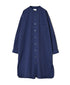 INAM2652PD 40s POPLIN OVERDYE UTILITY BANDED COLLAR LONG SHIRT