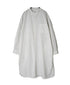 INAM2652PD 40s POPLIN OVERDYE UTILITY BANDED COLLAR LONG SHIRT