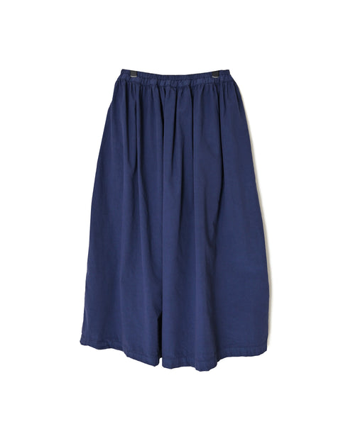 INAM2654PD 40s POPLIN OVERDYE EASY GATHERED SKIRT