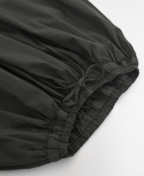 INAM2654PD 40s POPLIN OVERDYE EASY GATHERED SKIRT