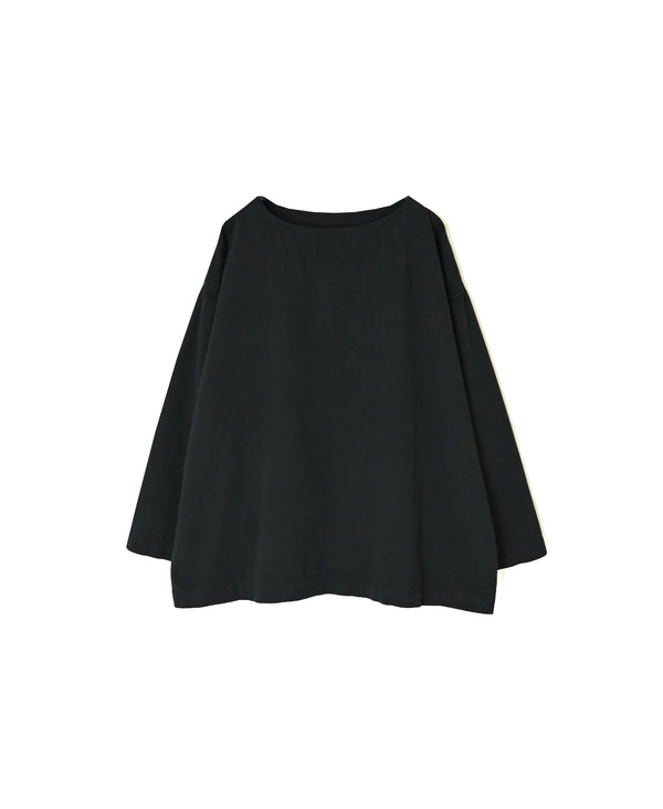 INAM2661TD 30s COTTON TWILL OVERDYE BOAT NECK SMOCK