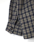 INHT2512CCD COTTON CHECK OVERDYE ONE-UP COLLAR SHIRT