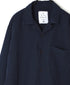 INHT2512CLD COTTON LINEN PLAIN OVERDYE ONE-UP COLLAR SHIRT