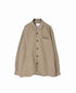 INHT2512CLD COTTON LINEN PLAIN OVERDYE ONE-UP COLLAR SHIRT