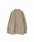 INHT2512CLD COTTON LINEN PLAIN OVERDYE ONE-UP COLLAR SHIRT