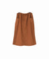 INHT2514CLD COTTON LINEN PLAIN OVERDYE EASY SKIRT