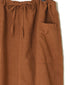 INHT2514CLD COTTON LINEN PLAIN OVERDYE EASY SKIRT