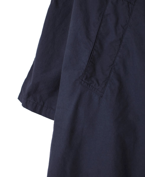 INHT2601CP 60s COTTON POPLIN OVERDYE BALMACAAN COAT