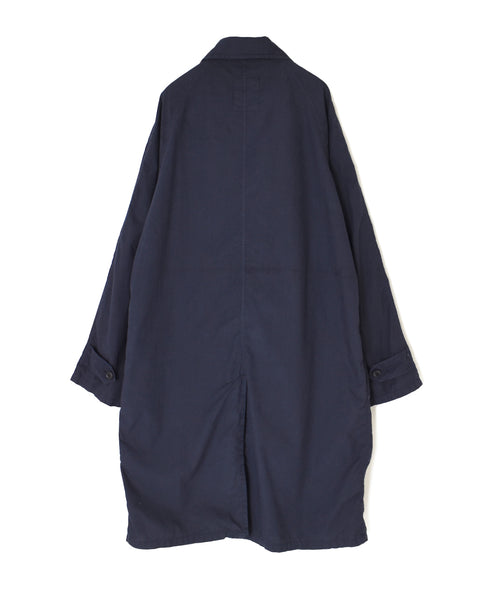 INHT2601CP 60s COTTON POPLIN OVERDYE BALMACAAN COAT
