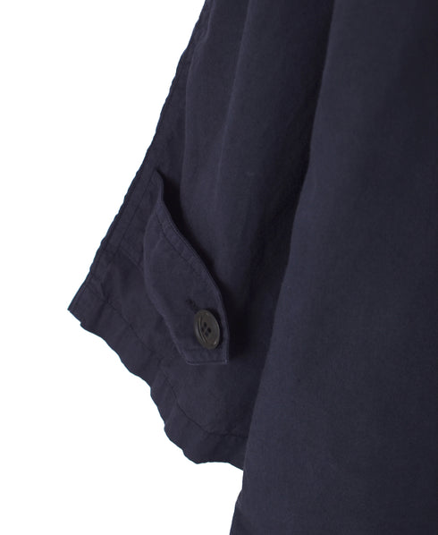 INHT2601CP 60s COTTON POPLIN OVERDYE BALMACAAN COAT