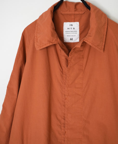 INHT2601CP 60s COTTON POPLIN OVERDYE BALMACAAN COAT