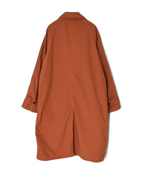 INHT2601CP 60s COTTON POPLIN OVERDYE BALMACAAN COAT
