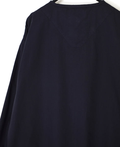 INHT2603CP 60s COTTON POPLIN OVERDYE HENLEY NECK SHIRT