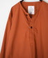 INHT2603CP 60s COTTON POPLIN OVERDYE HENLEY NECK SHIRT