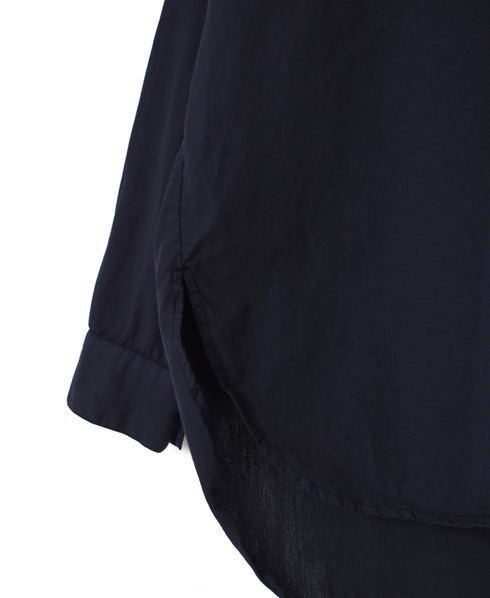 INHT2604CP 60s COTTON POPLIN OVERDYE HOODED PULLOVER SHIRT