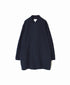 INHT2611CLD COTTON LINEN PLAIN OVERDYE STAND COLLAR DOUBLE BREAST JACKET
