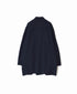 INHT2611CLD COTTON LINEN PLAIN OVERDYE STAND COLLAR DOUBLE BREAST JACKET