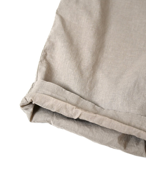 INHT2613CLD COTTON LINEN PLAIN OVERDYE EASY PANTS