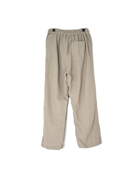 INHT2613CLD COTTON LINEN PLAIN OVERDYE EASY PANTS