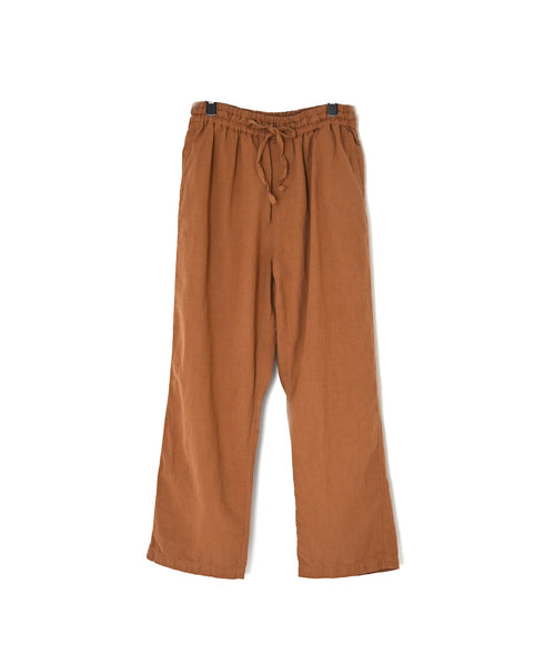INHT2613CLD COTTON LINEN PLAIN OVERDYE EASY PANTS